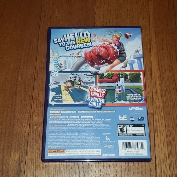 NEW XBOX 360 Kinect WIPEOUT Game - Picture 3 of 3